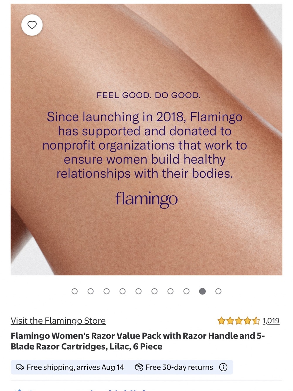Flamingo Lilac Razor Multipack - Picture 10 of 13